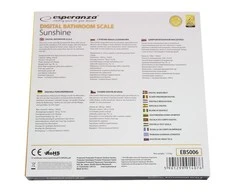 Svarstyklės vonios kambariui Esperanza Sunshine EBS006 (smėlio spalvos)