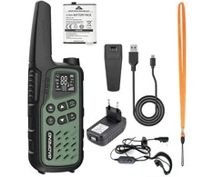 Walkie-Talkie Baofeng BF-T25E Žalias, 2 pieces