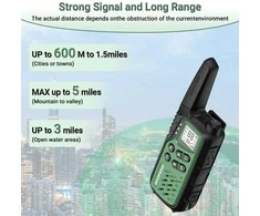 Walkie-Talkie Baofeng BF-T25E Žalias, 2 pieces