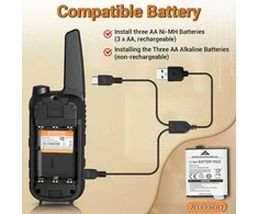 Walkie-Talkie Baofeng BF-T25E Oranžinis, 2 pieces