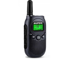Walkie-Talkie Baofeng BF-T6 Panda Juodas