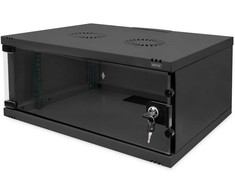 DIGITUS 19″ 4U cabinet, unmounted, 210x540x400 mm, color juodas, DN-38011