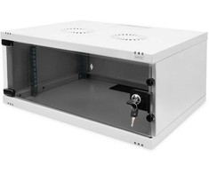 DIGITUS Wandgehuse SOHO 4HE 241x540x400 mm grau unm.