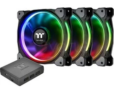 Ventiliatorius Thermaltake Riing 12 RGB TT Premium Edition 3 Pack (3x120mm, LNC, 1400 RPM)