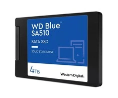 WD Mėlyna SA510 SSD 4TB SATA III 6Gb/s korpusas 2.5" 7mm vidinė vienguba pakuotė, MAITINA „SANDISK“
