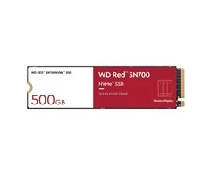 WD Raudona SSD SN700 NVMe 500GB M.2 2280 PCIe Gen3 8Gb/s vidinis diskas NAS įrenginiams, maitinamas „SANDISK“