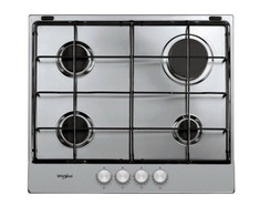Whirlpool TGML 650 IX kaitlentė Sidabrinė Įmontuota dujų 4 zona (-os)