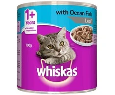 Drėgnas Kačių Maistas - Whiskas 400g, Mėlynas