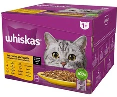 Drėgnas Kačių Maistas - Whiskas Paukštienos Šventė 24x85 g