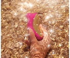 LELO Sona Cerise Sonic Massager - Atsparus vandeniui, 8 Modes, Rechargeable