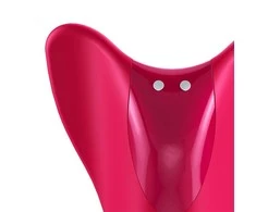 Satisfyer Stimuliatorius - Aukšto kirpimo pirštų vibratorius (Raudona)