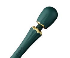 ZALO Kyro Turquoise Žalias Wand - Direct Power 2.0, 2 Attachments, USB