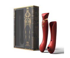 ZALO Queen PulseWave G-Spot System - Elegant Gold &amp; Swarovski Detail