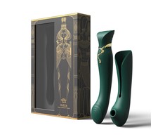 ZALO Queen PulseWave Intimate Device with Swarovski Accent - Gold Finish