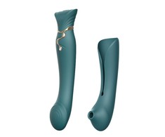 ZALO Queen PulseWave Intimate Device with Swarovski Accent - Gold Finish