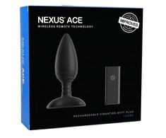 „Nexus“ – „Ace“ nuotolinio valdymo pulto vibruojantis užpakalinis kištukas L