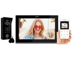 VIDEODOPHONE EURA VDP-99C5 juodas, WiFi, RFID, TUYA