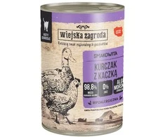 Wiejska Zagroda KAIMO ŪKIS vištiena su antiena - šlapias kačių maistas - 400g