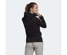 Džemperis moterims Adidas Essentials Linear Ful Zipp Hoodie W GL0791, juodas