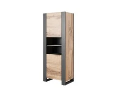 Cama Meble Spinta - WOOD 65x40x170,5 Wotan ąžuolas antracitas