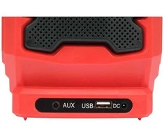 Yato Toya Sa Poland Statybinis radijas – 18 V akumuliatorius + 230 V, FM/AM/Bluetooth/AUX (YT-82940)