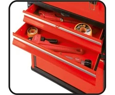 Yato YT-09107 small parts/tool box Metal Juodas, Raudona