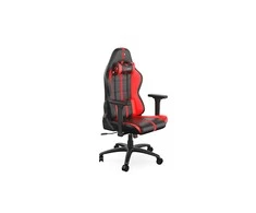 Žaidimų kėdė SPC Gear SR400 RD Gaming Chair, Juoda-raudona