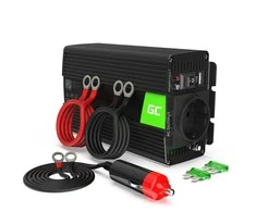 Green Cell Žalias Cell Žalias CELL Car Power Inverter Keitiklis 12V į 230V 300W/600W