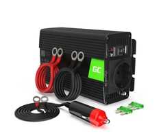 Green Cell Žalias Cell GREENCELL automobilio maitinimo keitiklis nuo 12V iki 230V 300W/600W gryno sinuso