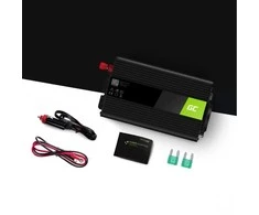 Green Cell Žalias Cell GREENCELL automobilio maitinimo keitiklis nuo 12V iki 230V 300W/600W gryno sinuso