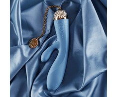 Mėlyna Zalo - Rosalie Rabbit Vibrator Royal Mėlyna