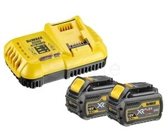 Priedų rinkinys DeWalt DCB118T2; 18/54 V; 2x6,0 Ah + pakrovėjas DCB118