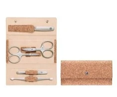 Zwilling komplektas do manicure - korkowe etui, 5 dalys