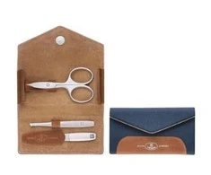 ZWILLING TWINOX Rinkinys kelioninis - mėlyna filcowe etui, 3 elementy