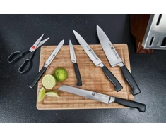 ZWILLING FOUR STAR 7 dalių tamsaus uosinio peilių rinkinys su KIS technologija