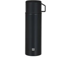 ZWILLING THERMO (39500-514-0) Thermo jug with a mug 1 liter Nerūdijantis plienas Juodas