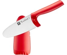 Vaikiškas virtuvinis peilis Zwilling Twinny, 10 cm, Raudonas