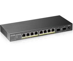Zyxel GS1100-10HP v2 nevaldomas gigabito eternetas (10/100/1000) su maitinimu per eternetą (PoE), juodas