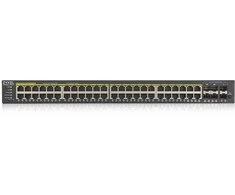 Zyxel GS1920-48HPV2 Managed Gigabit Ethernet (10/100/1000) Power over Ethernet (PoE) Juodas