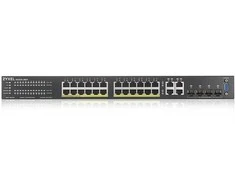Zyxel GS2220-28HP-EU0101F network switch Managed L2 Gigabit Ethernet (10/100/1000) Power over Ethernet (PoE) Juodas