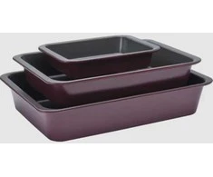 AEG A9OOECTS Easy2Clean Rectangular 3-Pan Set