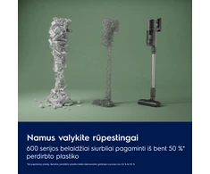 Belaidis dulkių siurblys Electrolux 600 serijos „Hygienic WET“ (EP61H21WET)