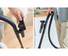 Bosch BGB38BA1 Serija 4, Dulkių siurblys su maišeliu, Juoda