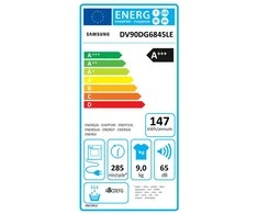 Džiovyklė Samsung DV90DG6845LEU4