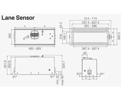 Gartraukis Elica LANE SENSOR @ BL MAT/A/52