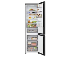 LG Šaldytuvas | GBBS322CEV | Energy efficiency class C | Free standing | Combi | Height 203 cm | Šaldytuvas net capacity 262 L | Šaldiklis net capacity 113 L | Ekranas | 34 dB | Juodas