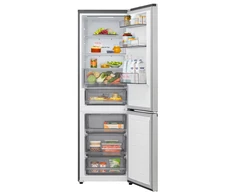 LG Šaldytuvas | GBBSJ1CCPY | Energy efficiency class C | Free standing | Combi | Height 186 cm | Šaldytuvas net capacity 220 L | Šaldiklis net capacity 113 L | Ekranas | 34 dB | Prime Sidabrinis