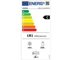 LIEBHERR CBNc 5723 Plus BioFresh NoFrost Šaldytuvas-šaldiklis