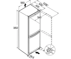 LIEBHERR CUele 3331 Pure Šaldytuvas-šaldiklis