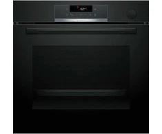 Bosch HRG532BB3 Serija 4, Įmontuojamoji orkaitė su papildomų garų funkcija, 60 x 60 cm, Juodas